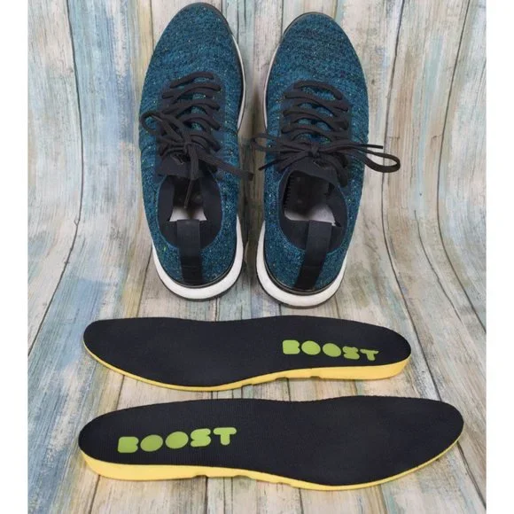 Adidas Tour360 XT PrimeKnit PK Golf Shoes Men's Size 10 Black Teal Cleats F35407